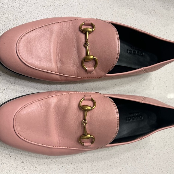 Gucci Women’s Leather Horsebit Loafer 37 Perfect Pink - Picture 3 of 16